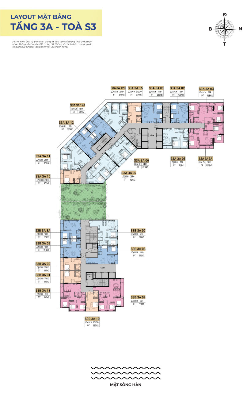 mặt bằng sun symphony residence