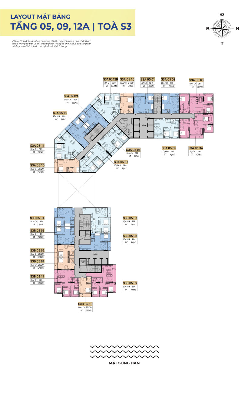 mặt bằng sun symphony residence