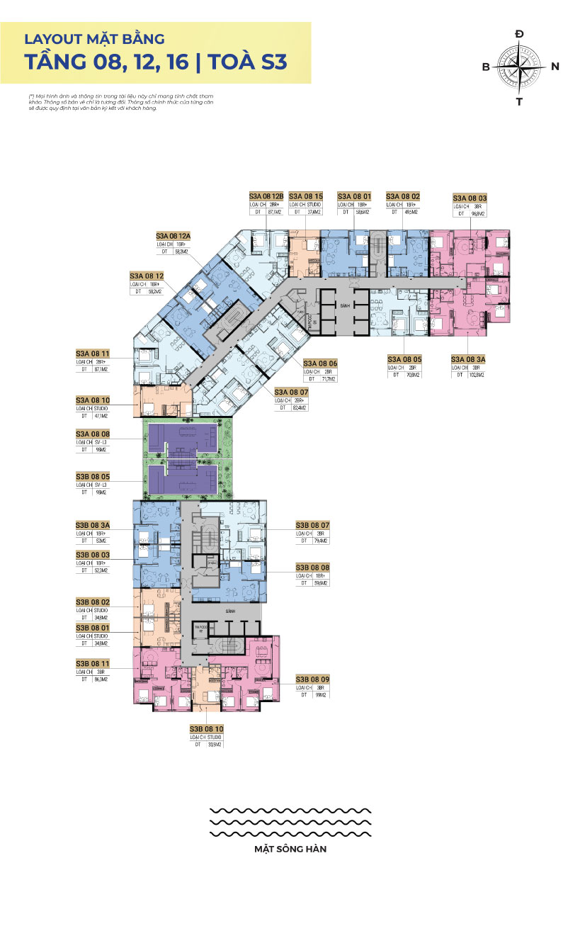 mặt bằng sun symphony residence